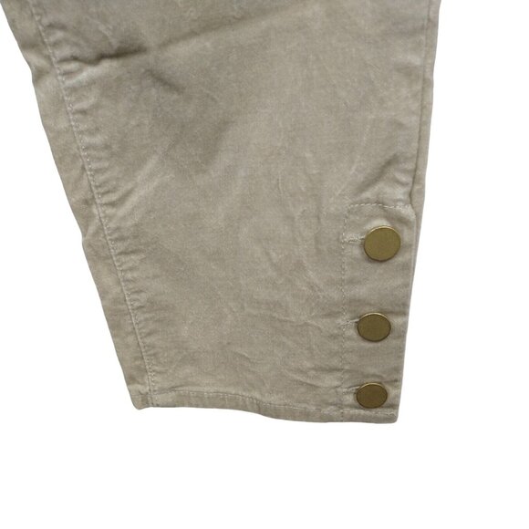Ann Taylor Loft Pants Jeans Women Size 32 14 Beige Faux Suede - Picture 3 of 8